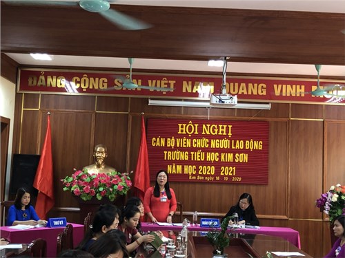 Đại hội công nhân viên chức trường TH Kim Sơn